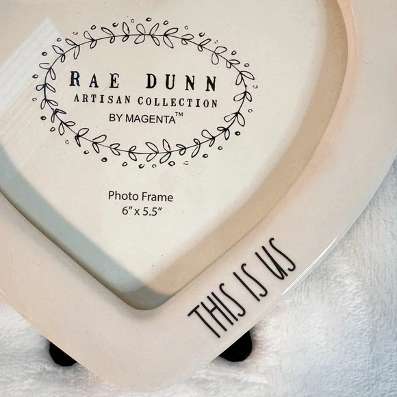 Rae Dunn Other - Rae Dunn “This is Us” Photo Frame Heart - 6 x 5.5